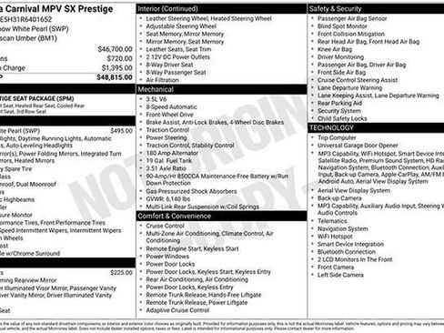 Certified 2024 Kia Carnival SX Prestige FWD image 23