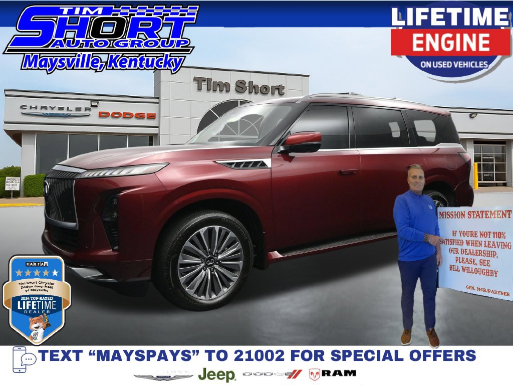 Used 2025 INFINITI QX80 Sensory w/ Exterior Package AWD/4WD 360° Tour