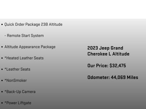 Used 2023 Jeep Grand Cherokee L Laredo AWD/4WD image 18