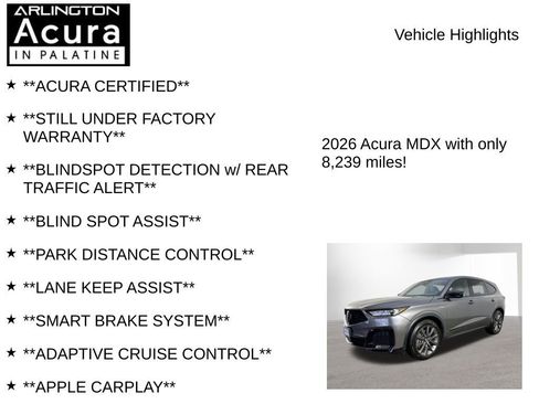 Used 2026 Acura MDX A-Spec image 7