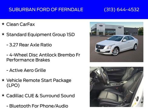 Used 2015 Cadillac ATS 2.0T AWD Sedan image 4