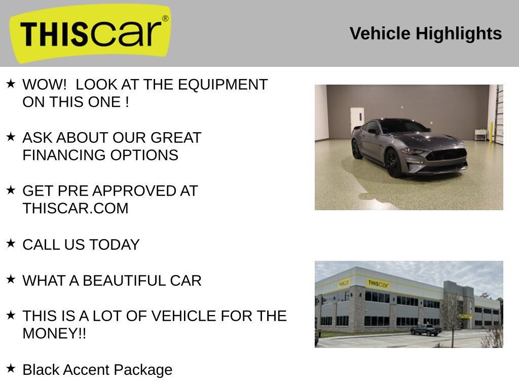 Used 2022 Ford Mustang GT Premium w/ Black Accent Package RWD image 12