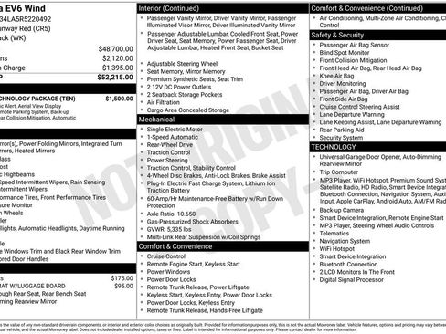 Used 2024 Kia EV6 Wind w/ Wind Technology Package RWD image 15
