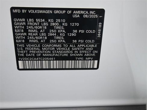 New 2026 Volkswagen Atlas Cross Sport SE image 20