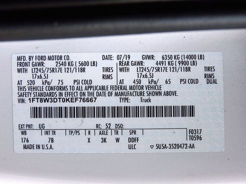 Used 2019 Ford F350 Platinum w/ Platinum Ultimate Package image 58