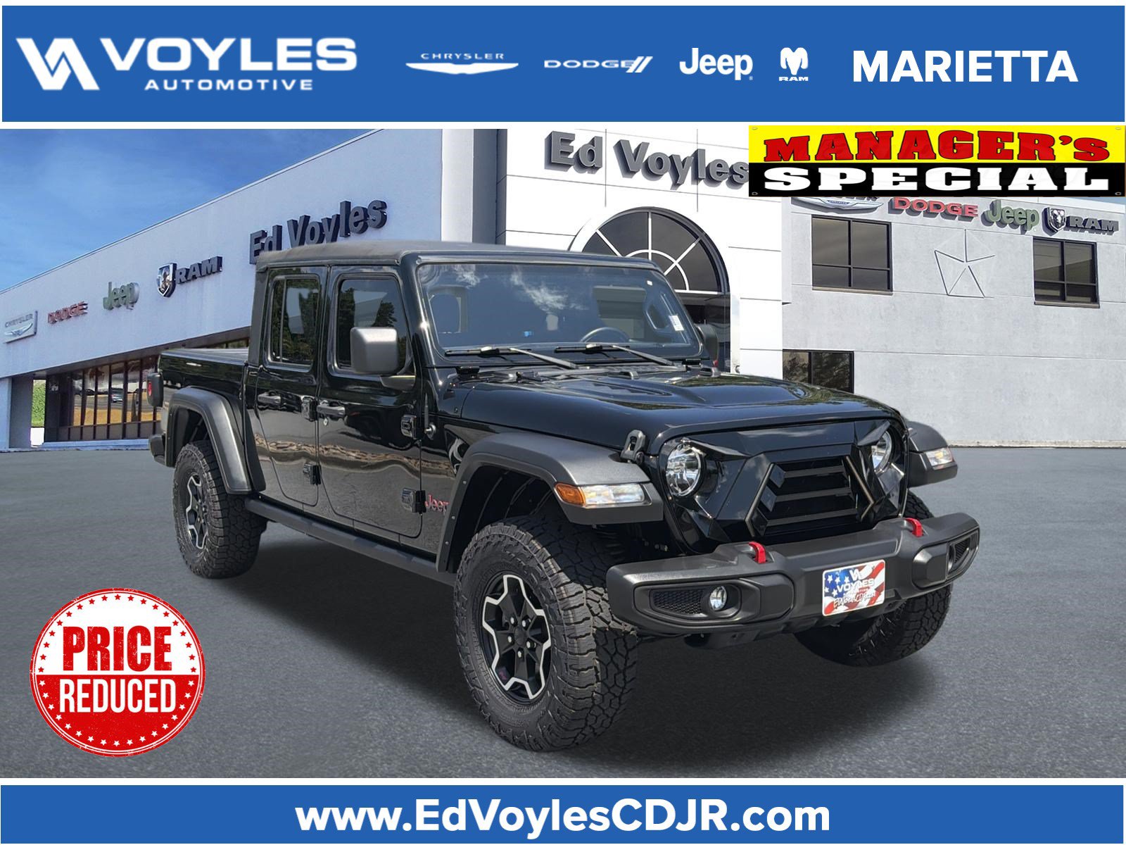 Used 2022 Jeep Gladiator Rubicon w/ Cold Weather Group AWD/4WD image 1