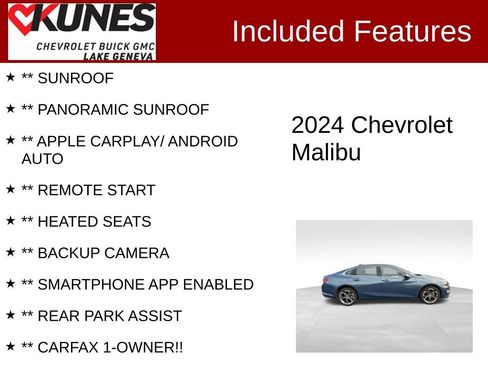 Used 2024 Chevrolet Malibu LT image 2