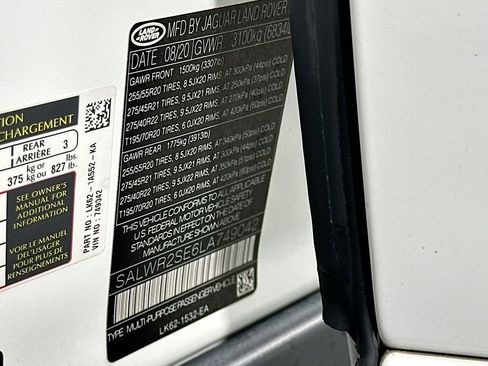 Used 2020 Land Rover Range Rover Sport HSE Dynamic image 33