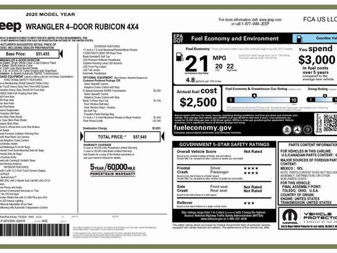 Certified 2025 Jeep Wrangler Unlimited Rubicon image 4