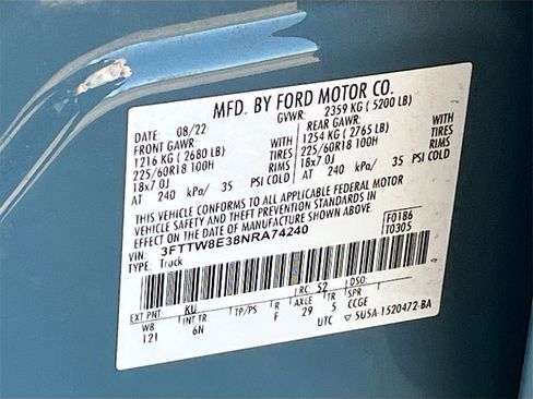 Used 2022 Ford Maverick Lariat w/ Lariat Luxury Package image 31