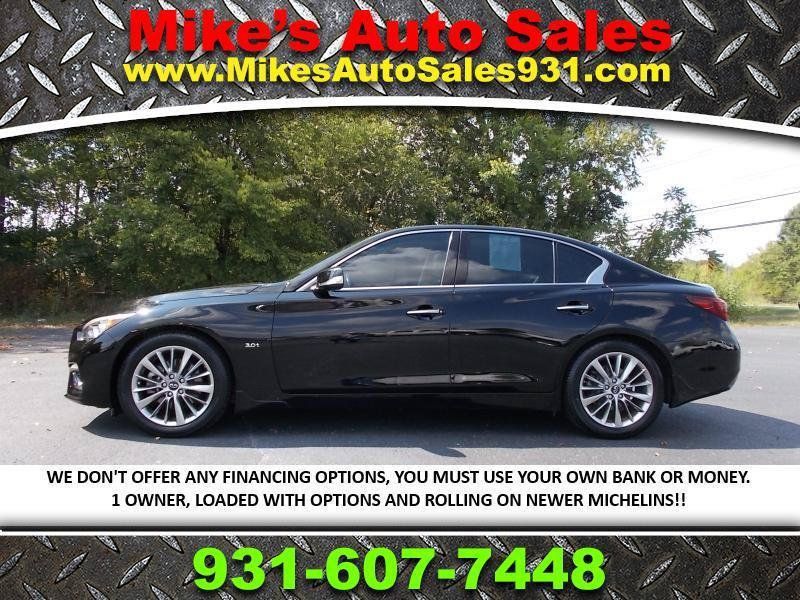 Used 2018 INFINITI Q50 Luxe w/ Essential Package (3.0T Luxe) RWD image 1