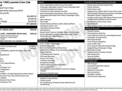 New 2026 RAM 1500 Laramie w/ Bed Utility Group AWD/4WD image 14