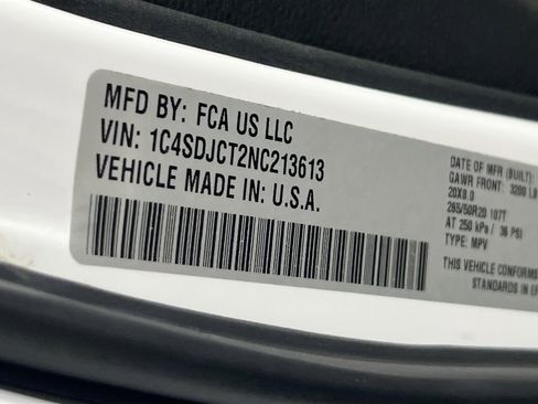 Used 2022 Dodge Durango R/T w/ Blacktop Package AWD/4WD image 32