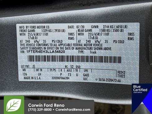 Used 2020 Ford Ranger XLT w/ Equipment Group 302A Luxury image 35