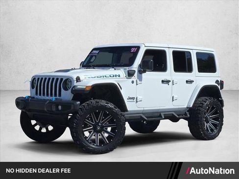 Used 2021 Jeep Wrangler Unlimited Rubicon 4xe w/ Safety Group AWD/4WD image 1