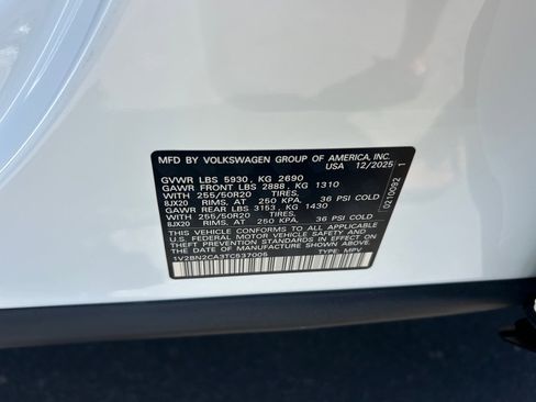 New 2026 Volkswagen Atlas SEL AWD/4WD image 25