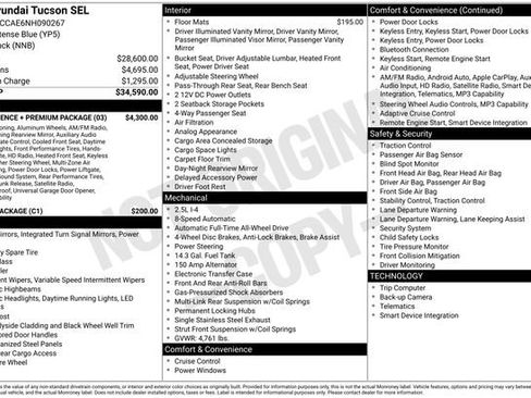 Used 2022 Hyundai Tucson SEL w/ Convenience + Premium Package AWD/4WD image 10