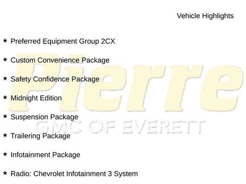 Used 2022 Chevrolet Silverado 1500 Custom Trail Boss w/ Midnight Edition AWD/4WD image 3