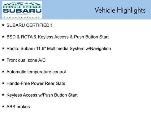 Certified 2025 Subaru Outback Premium AWD/4WD image 43