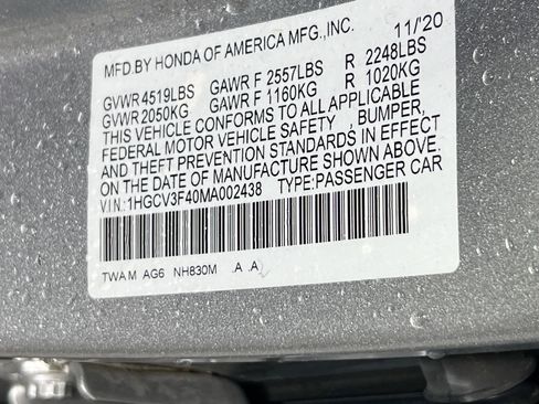 Used 2021 Honda Accord EX image 31