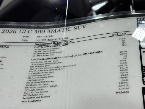 New 2026 Mercedes-Benz GLC 300 4MATIC image 19