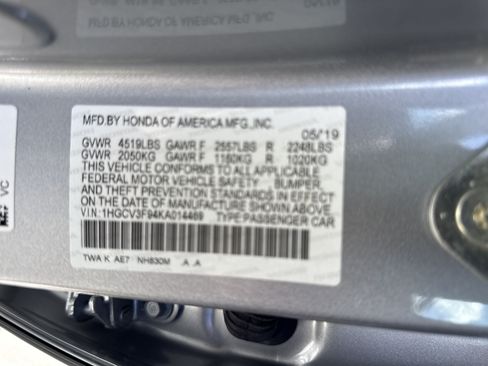 Used 2019 Honda Accord Touring image 34