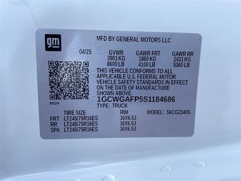 New 2025 Chevrolet Express 2500 Work Van w/ Driver Convenience Package image 31