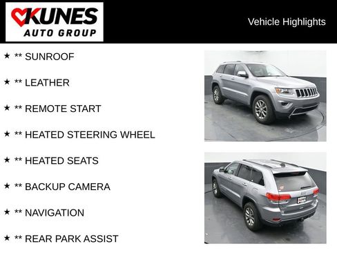 Used 2014 Jeep Grand Cherokee Limited w/ Trailer Tow Group IV image 2