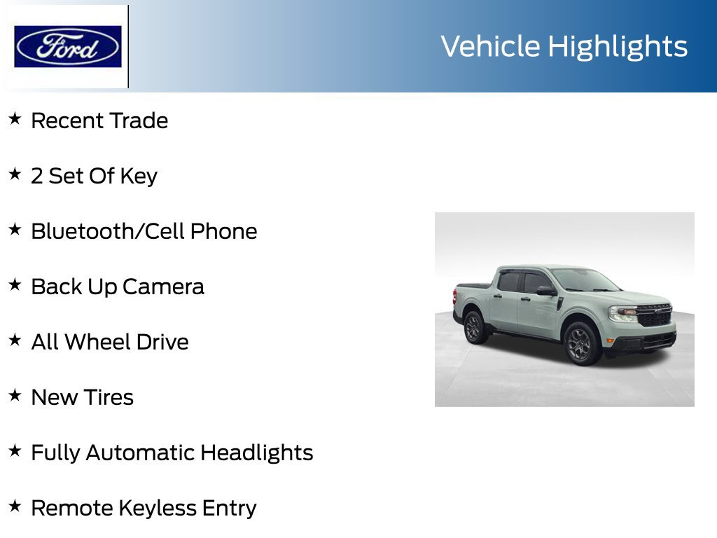 Certified 2024 Ford Maverick XLT w/ XLT Luxury Package AWD/4WD image 7