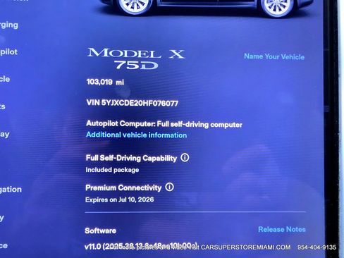 Used 2017 Tesla Model X 75D AWD/4WD image 55