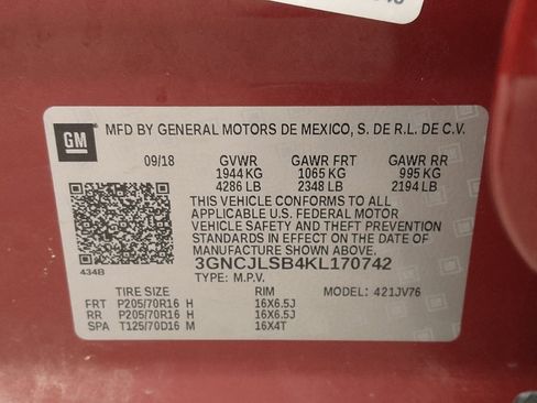 Used 2019 Chevrolet Trax LT w/ LT Convenience Package FWD image 33