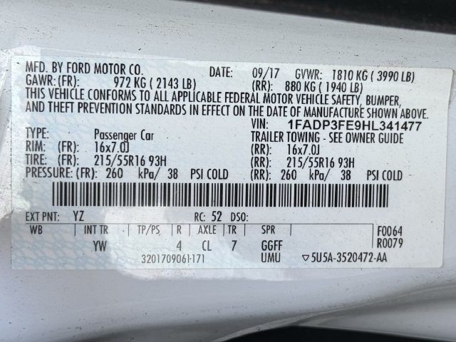 Used 2017 Ford Focus SE FWD image 26
