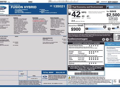 Used 2019 Ford Fusion SE FWD image 43