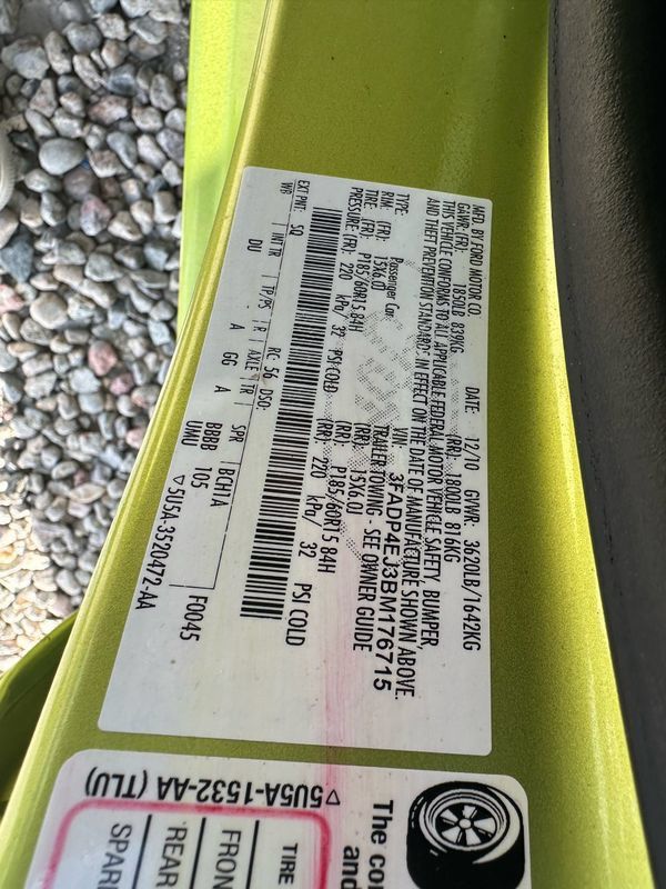 Used 2011 Ford Fiesta SE w/ 203A Rapid Spec Order Code FWD image 47