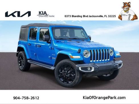 Used 2021 Jeep Wrangler Unlimited Sahara w/ Cold Weather Group image 1