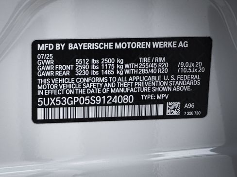 Used 2025 BMW X3 xDrive30i w/ Convenience Package AWD/4WD image 37