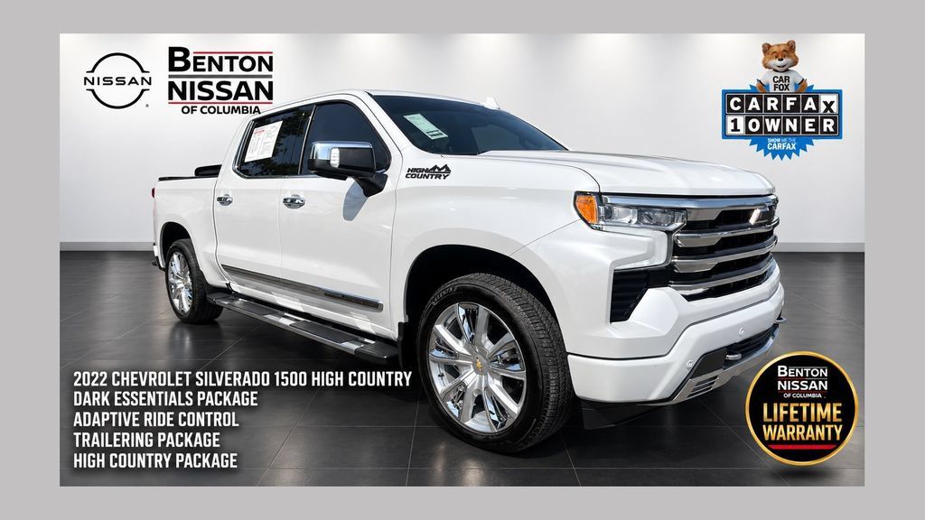 Used 2022 Chevrolet Silverado 1500 High Country AWD/4WD 360° Tour