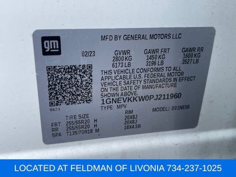 Used 2023 Chevrolet Traverse Premier w/ Redline Edition image 10