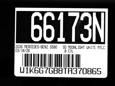 New 2026 Mercedes-Benz S 580 S 580 4MATIC image 25