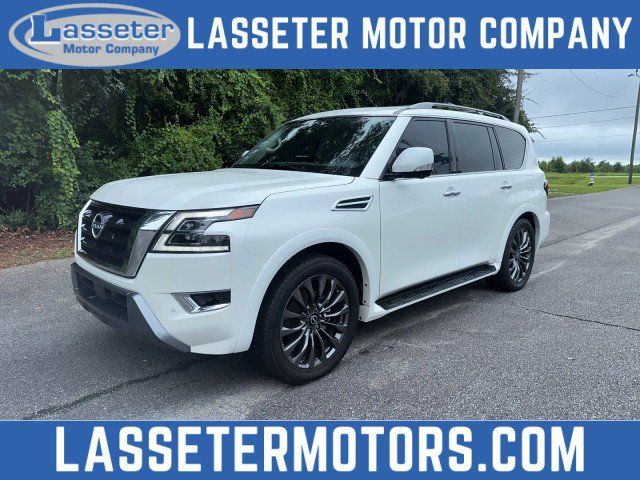 Used 2023 Nissan Armada Platinum w/ Captain's Chairs Package AWD/4WD image 1