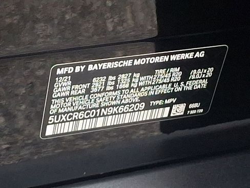 Used 2022 BMW X5 xDrive40i w/ Climate Comfort Package image 30