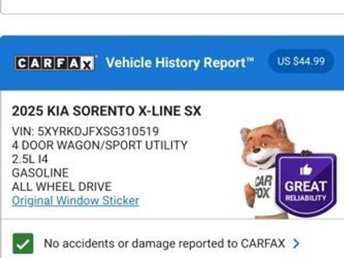 Used 2025 Kia Sorento SX image 4