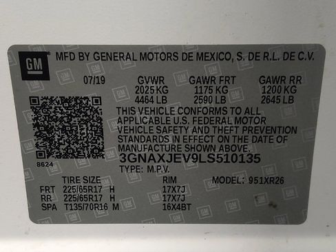 Used 2020 Chevrolet Equinox LT w/ Driver Convenience Package FWD image 33