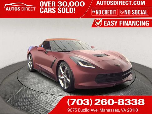 Used 2018 Chevrolet Corvette Stingray Convertible w/ 2LT Preferred Equipment Group RWD image 1