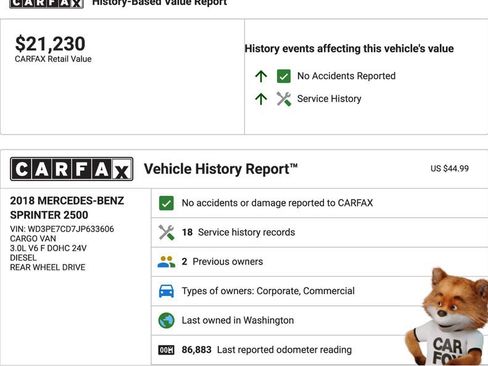 Used 2018 Mercedes-Benz Sprinter 2500 image 25