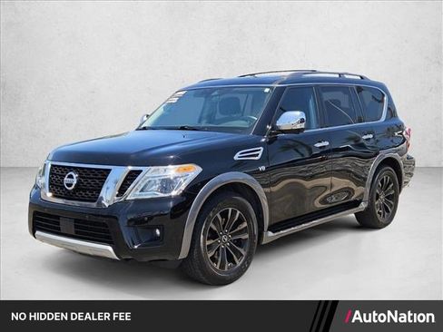 Used 2018 Nissan Armada Platinum w/ Interior Lighting Package RWD image 1