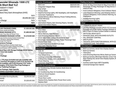 New 2026 Chevrolet Silverado 1500 LTZ w/ Technology Package AWD/4WD image 2