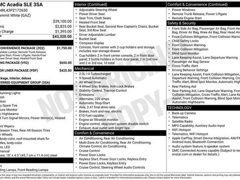 Used 2023 GMC Acadia SLE w/ Driver Convenience Package AWD/4WD image 17