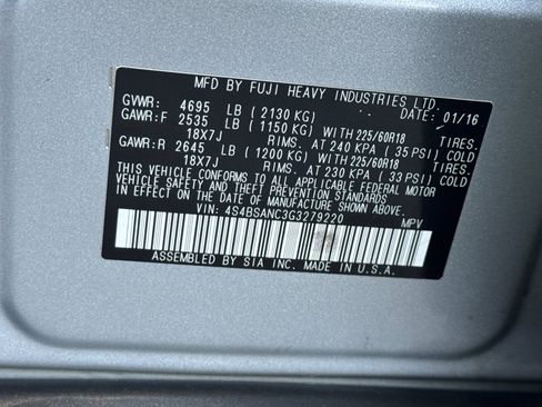 Used 2016 Subaru Outback 2.5i Limited image 25