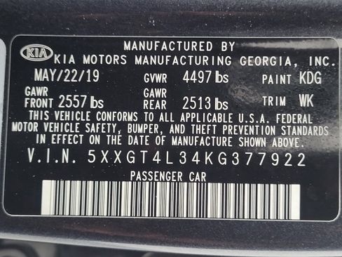 Used 2019 Kia Optima S FWD image 33
